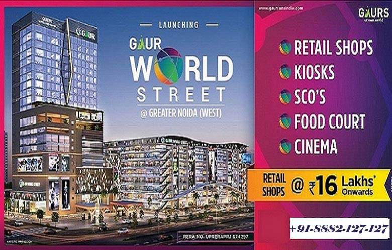 Gaur World Smartstreet is a Commercial Project With One Of The Best Retail