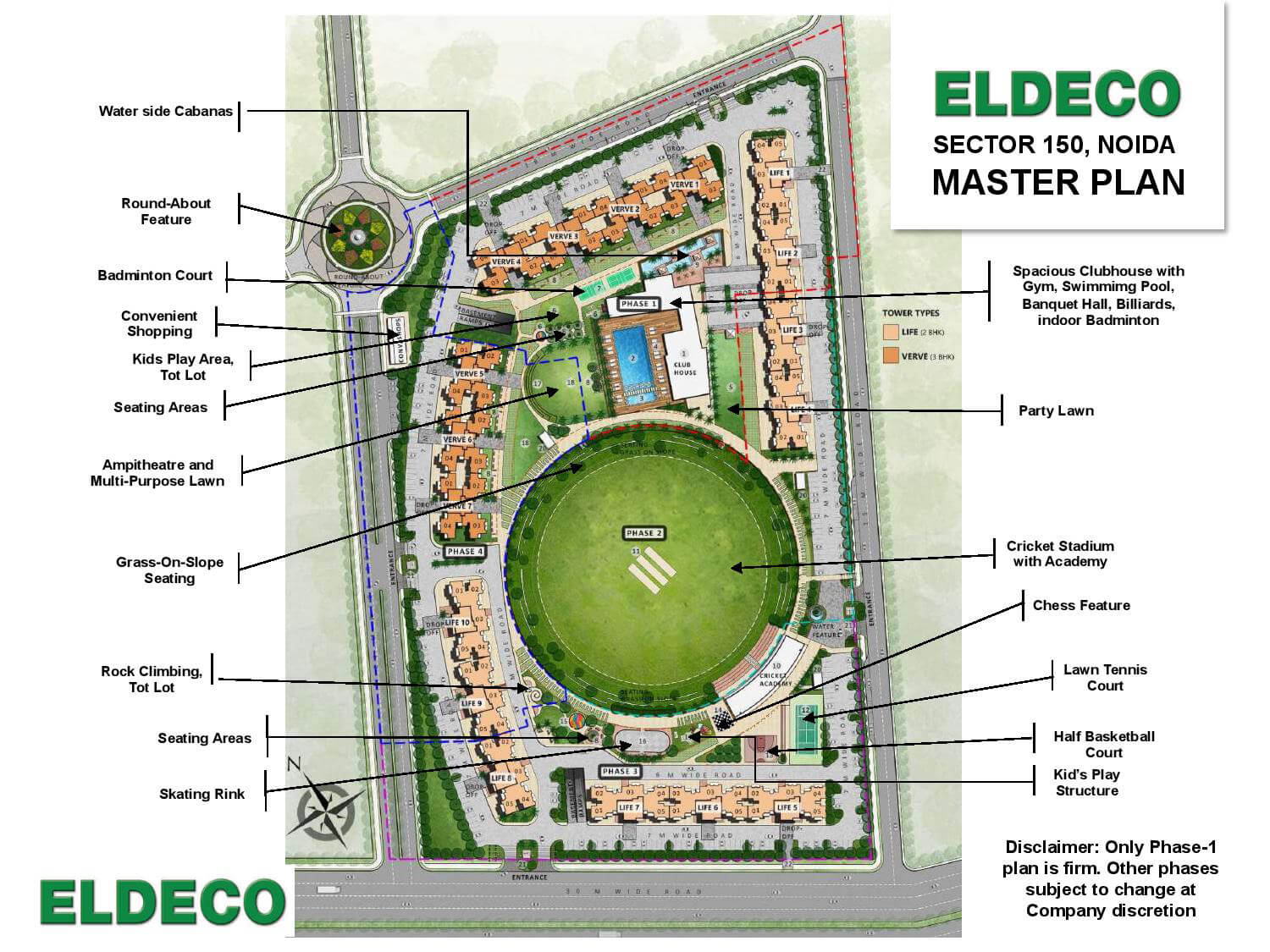 Eldeco Live by Using the Greens is a Thoughtfully Designed Residential Challenge