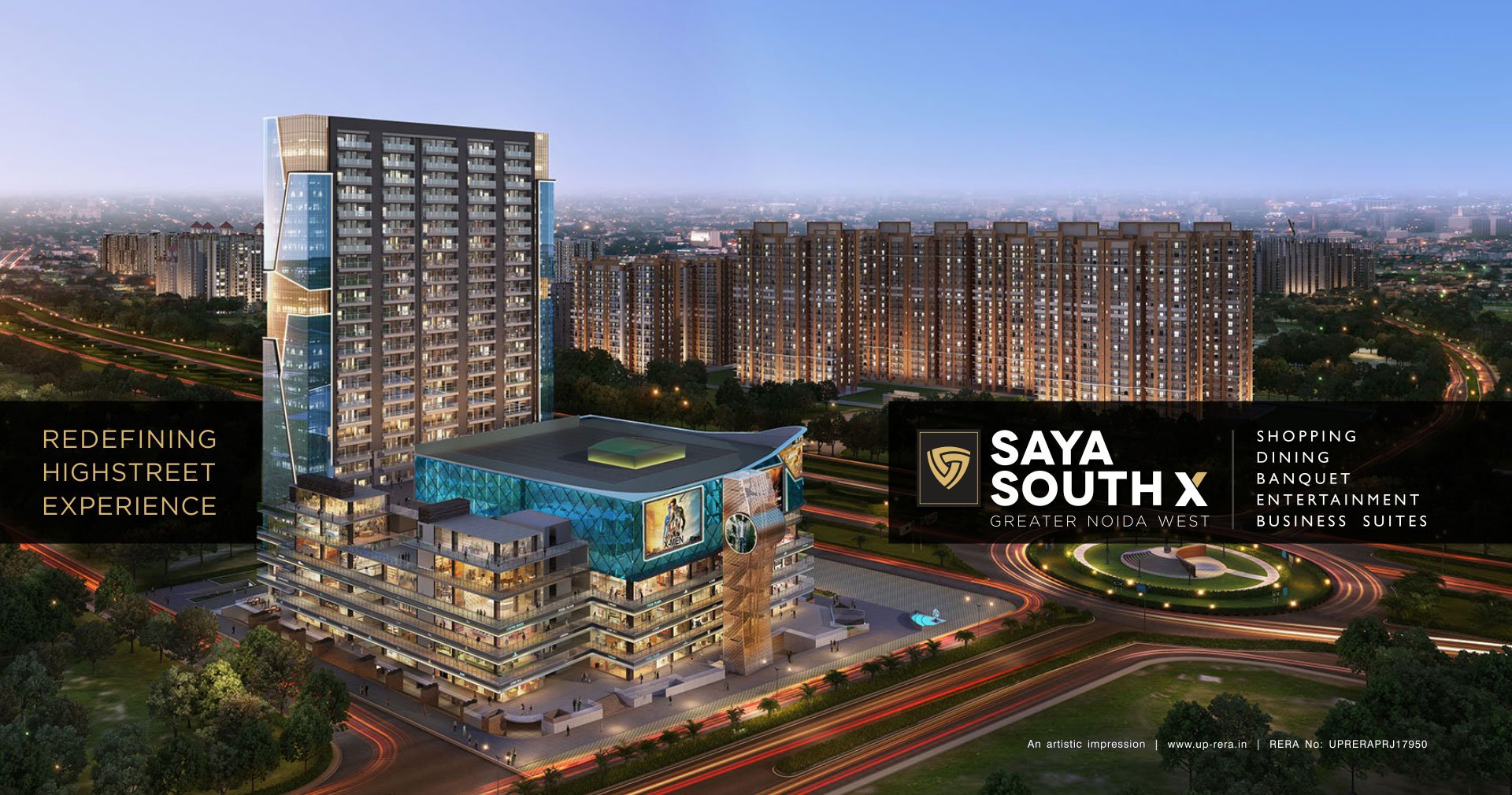 Saya South X Mall Commercial Shops Project Greater Noida West