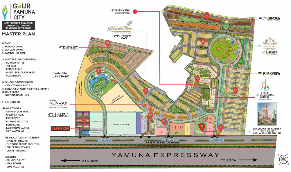Gaur Yamuna City Aerocity – Buy Commercial Properties here with its Big 5-Lac Customer Base