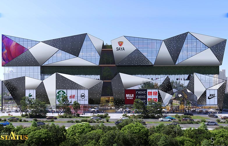 Saya Status Mall Is A Commercial Project That Comes As One Of The First Development